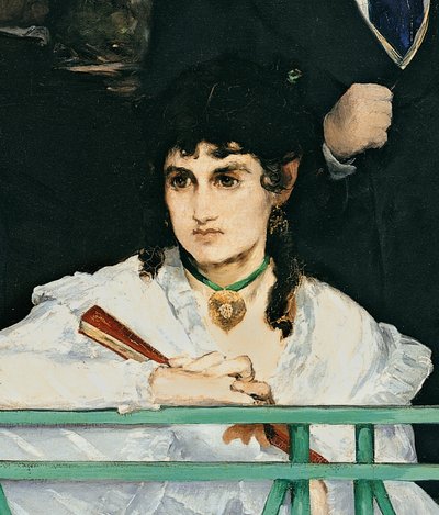 El Balcón, 1868-9 (detalle) de Édouard Manet